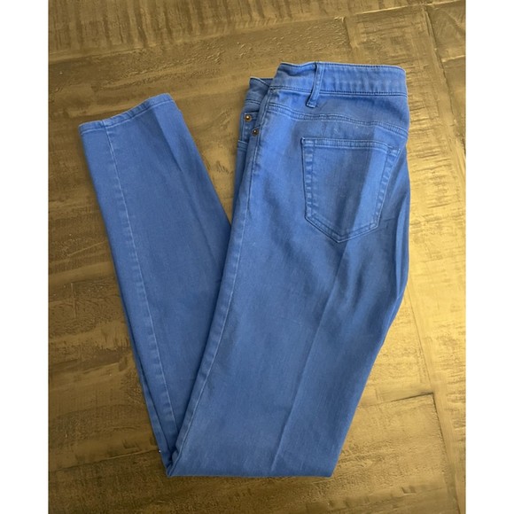 Scarlet Boulevard Royal Blue Skinny Jeans - Sz 29 - Picture 1 of 6